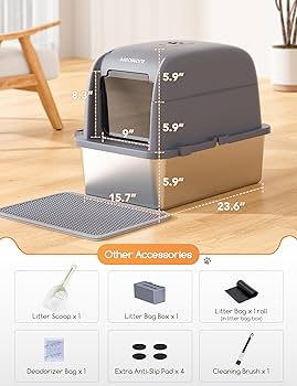3*cats様 Cat Litter Box, 3 Sifting Cat Litter Box,Self Cleaning