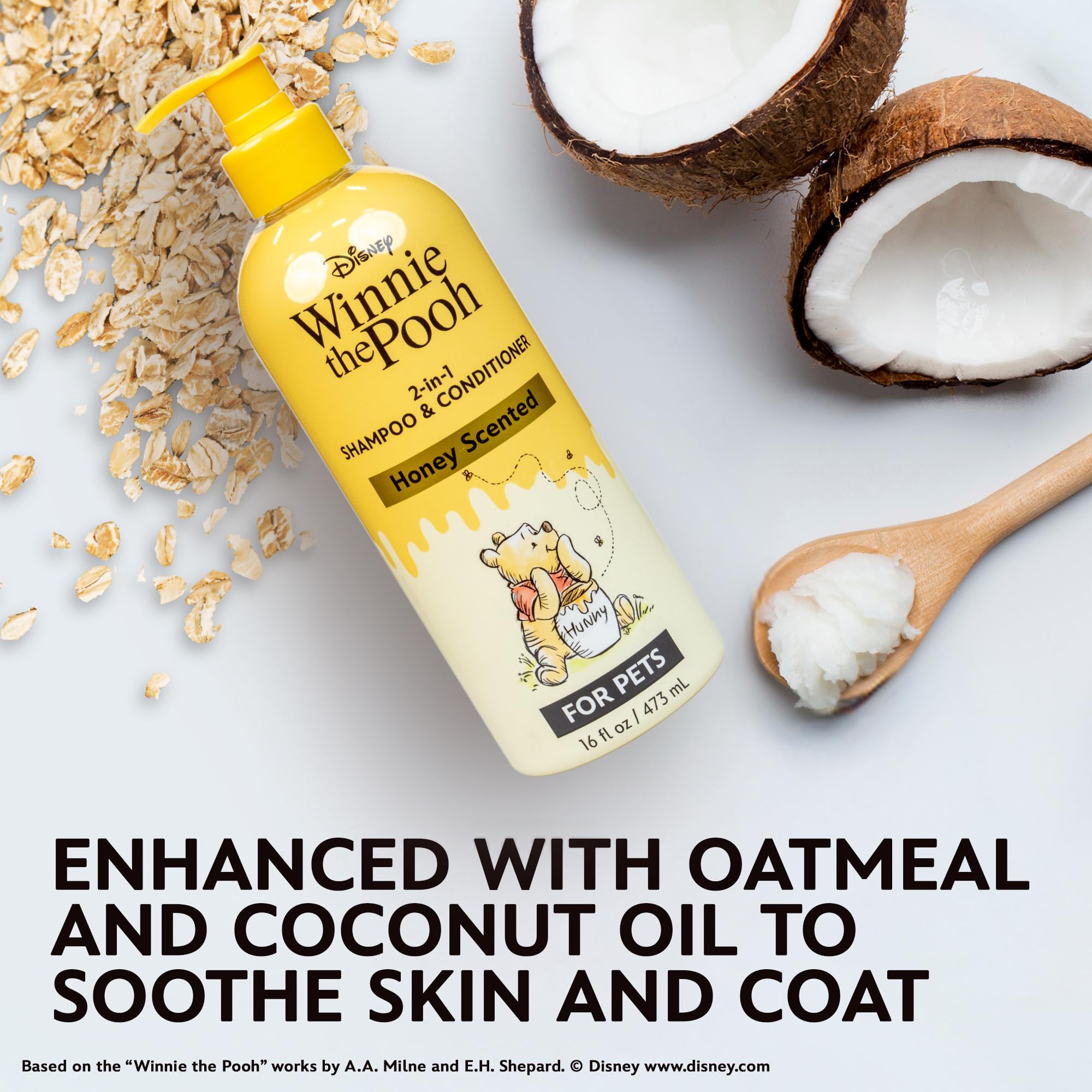 Amazon.com: Disney Winnie the Pooh 2-in-1 Dog Shampoo and