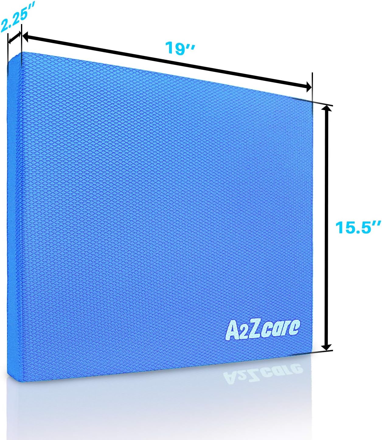 A2ZCARE Premium Quality Balance Pad - Super Soft Pad Provides A Non-Slip Textured Surface (Guideline Included)