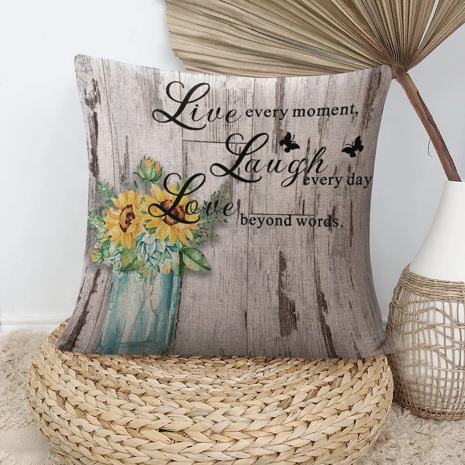 Cuscini Autunnali RABUSOFA: Federa 45x45 Con Zucca, Perfetta Per Decorazioni Di Halloween E Natale, Regalo Originale