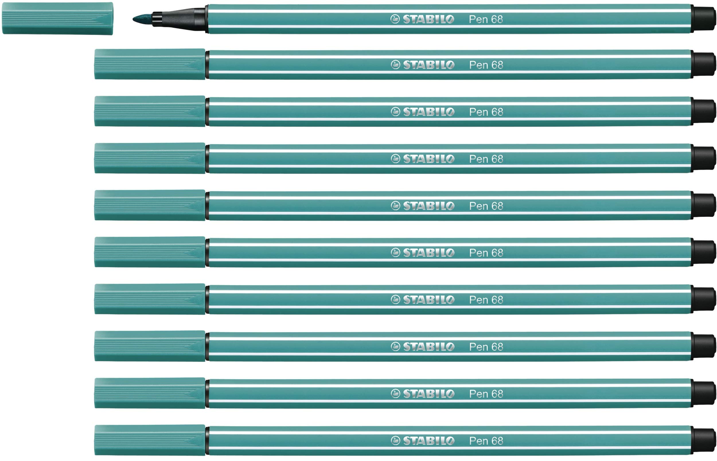STABILO - Rotulador premium - Pen 68 - Pack de 10 - rosa neón — view 69