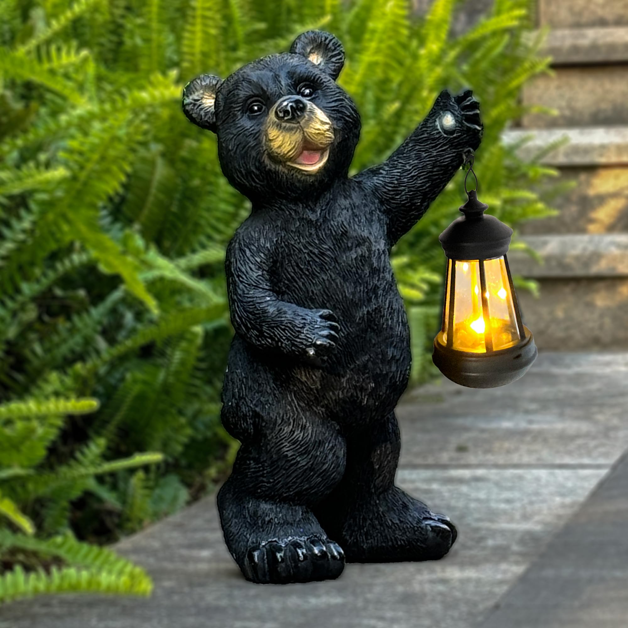 【美品】BLACKLION × LIVRE Cachalot un Amazon.com: xin ming Solar Garden Statue, 14