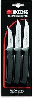 F. DICK ProDynamic 85700042 Lot de 3 couteaux de cuisine avec ou sans lame dentelée et 1 couteau à éplucher