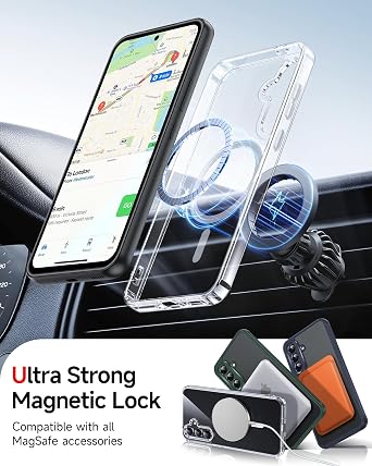 LeYi 2PCS Samsung Galaxy A54 5G Case with Screen Protector
