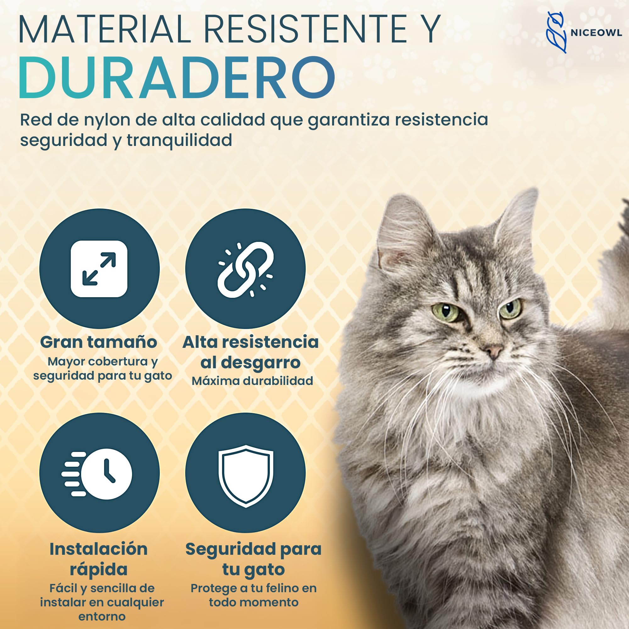 Red para Gatos Terraza 8x3m Transparente I Juguetes Gratis I Material Resistente a la Intemperie I Visibilidad Optima I Previene Caídas y Accidentes en Balcón, Terraza y Ventanas