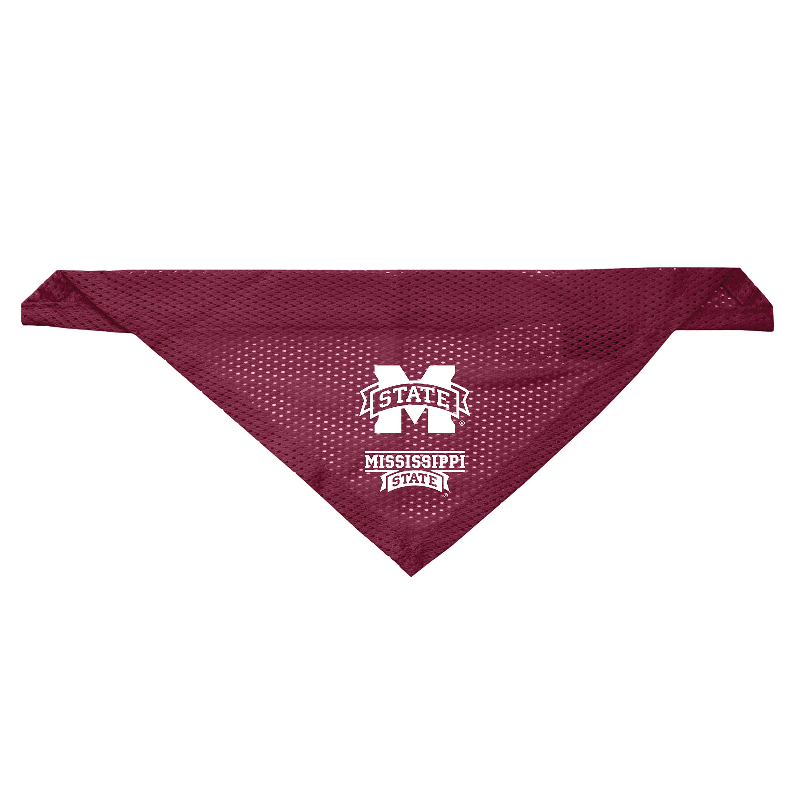 Littlearth Mississippi State Bulldogs Dog Cat Mesh Jersey Bandana L/XL