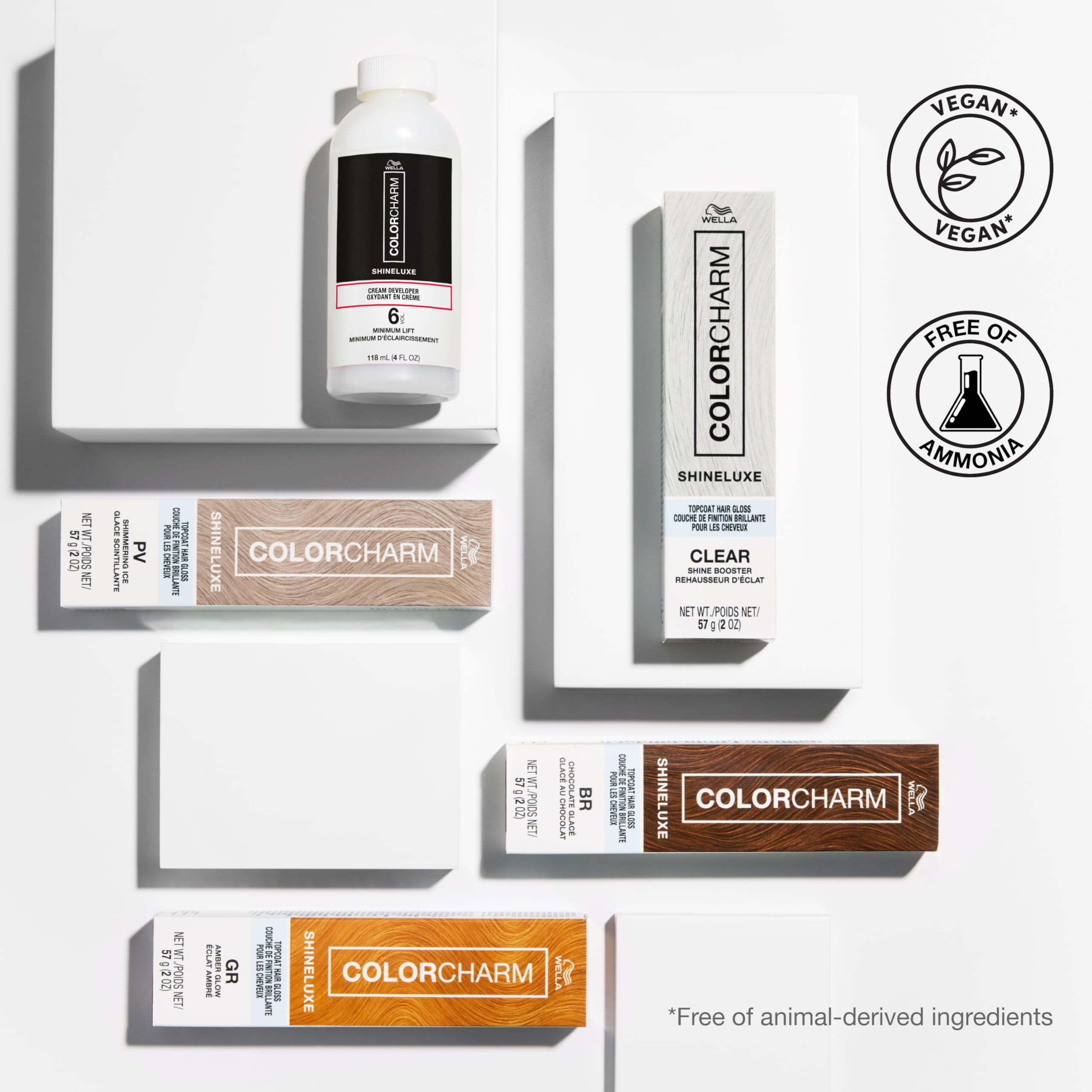 COLORCHARM ShineLuxe Top Coat Hair Gloss | Restores Color Vibrancy & Adds Shine with Smooth, Conditioned Results | Vegan Formula & Free of Ammonia | 2 oz.