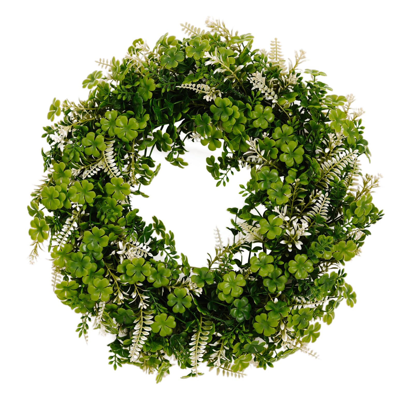 Jazuaiao Versatiles Shamrocks Wreath Doors Fireplaces or Perfect Festival Decorations on St Patrick ' s Day Fireplaces Wreath