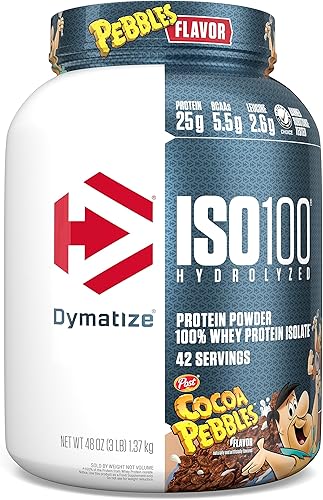 Miniatura 10 de Proteína en polvo hidrolizada Dymatize ISO100