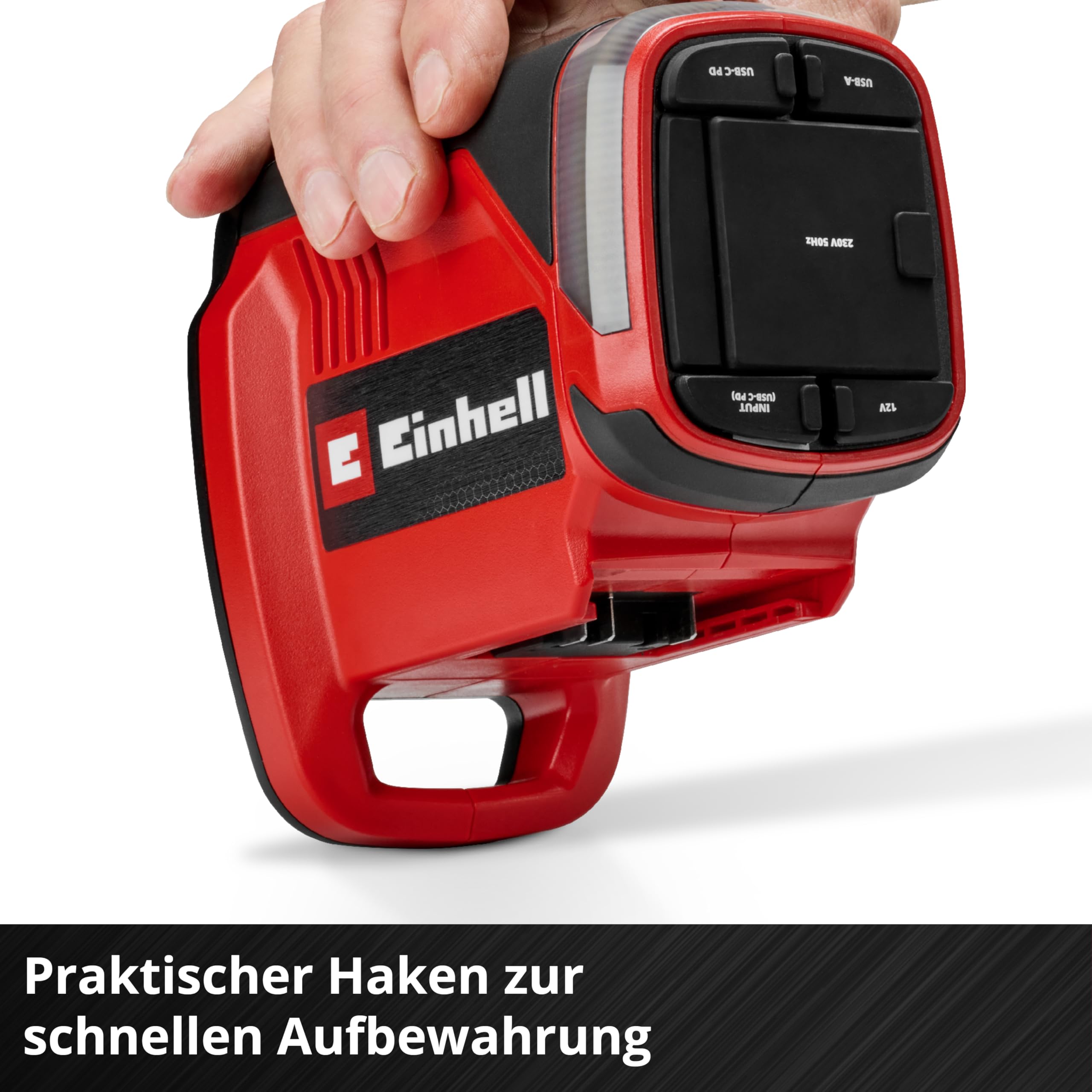 Einhell Akku-Energiestation TE-ES 18/150/1 Li-C-Solo Power X-Change (18 V, Wechselrichter, 230-V- & 12-V-Anschluss, USB-A- & USB-C-PD-Anschluss, Ladefunktion, ohne Akku)