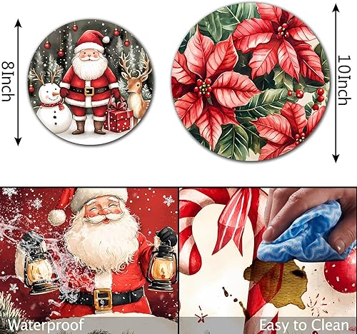 Miniatura 105 de 4 fundas redondas para quemador de estufa de Halloween, cubiertas de quemador eléctrico de calabaza de otoño, 8 y 10 pulgadas, cubierta para Obras