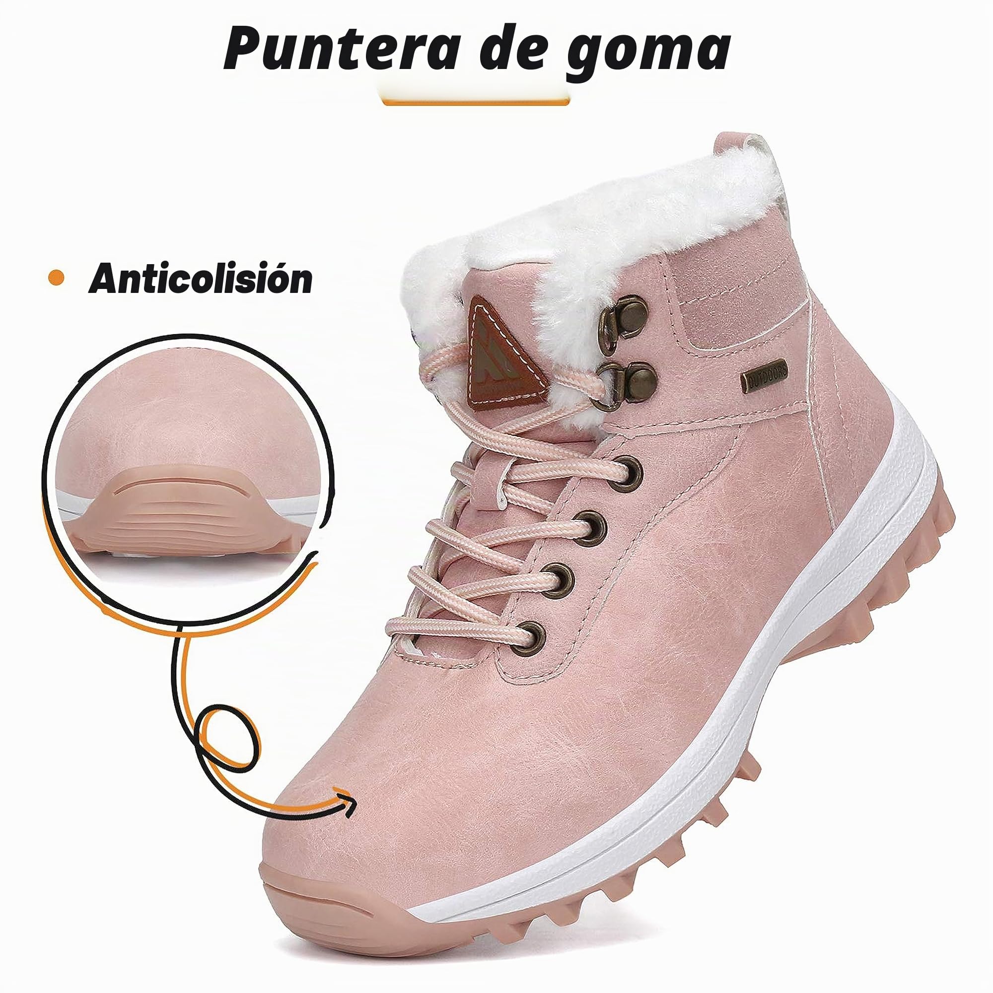Mishansha Botas de Invierno Niño Niña CáLido Cómodas Botas de Nieve Gr.24-36