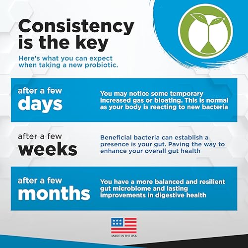 Miniatura 5 de Probióticos para la salud digestiva 60 cápsulas  10 mil millones de UFC mezcla probiótica de múltiples cepas formuladas científicamente  Suplementos