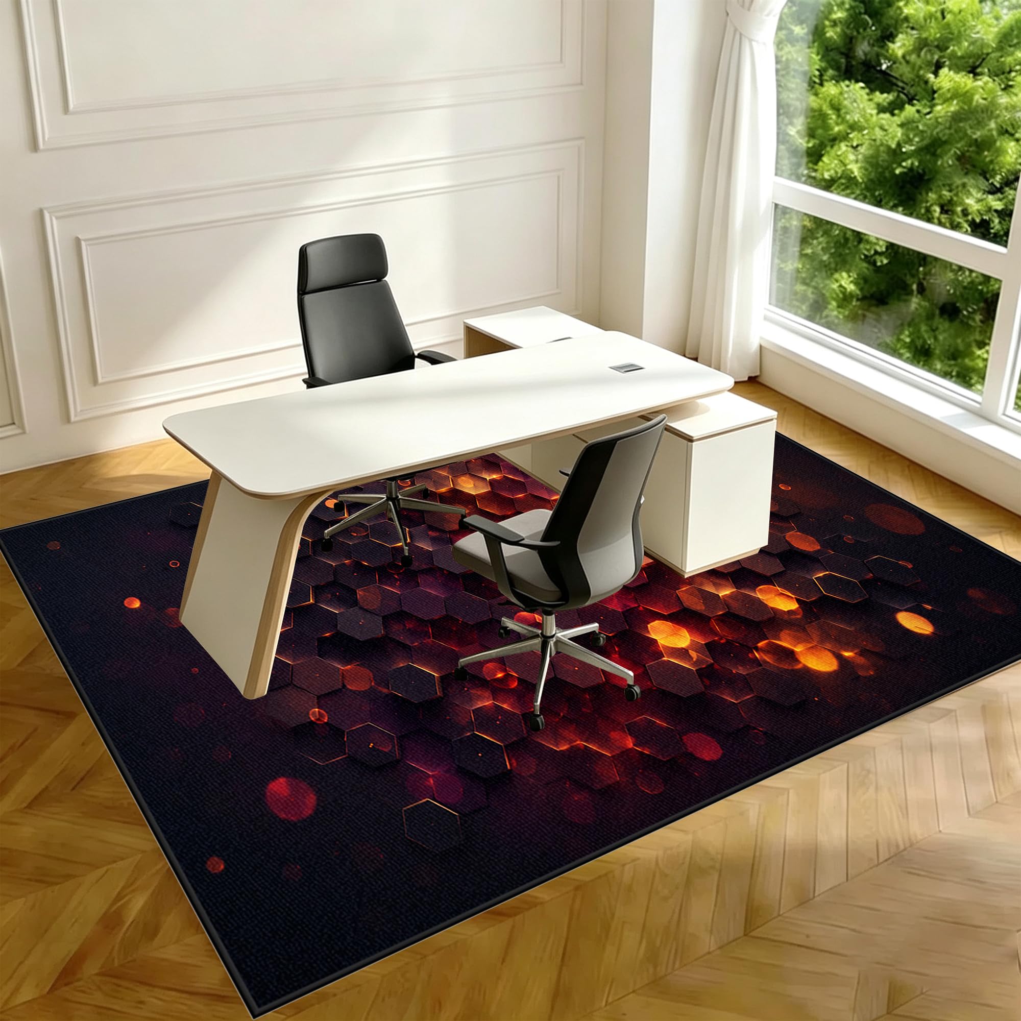 Mata ochronna na podłogę krzesło biurowe gamingowe maty na krzesła biurowe 80 x 100 cm
