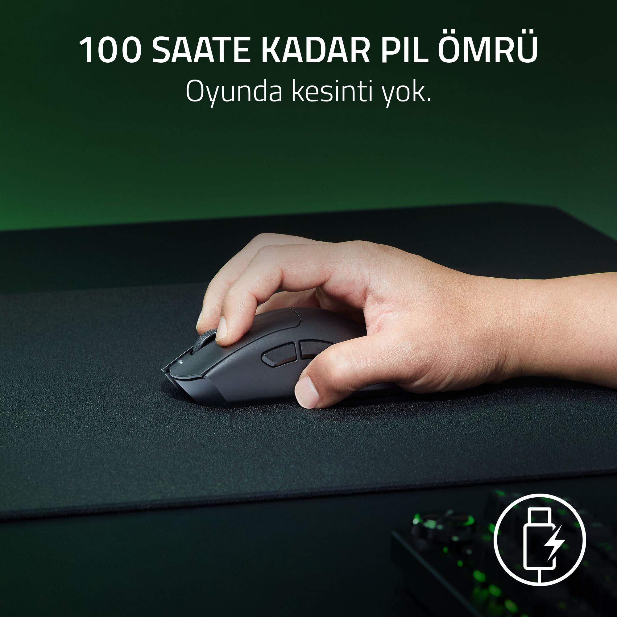 Razer DeathAdder V3 HyperSpeed - 26K DPI ile ultra hafif kablosuz