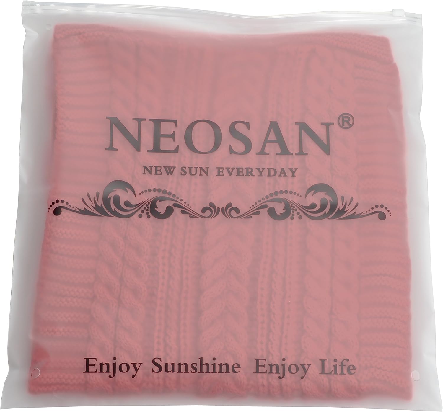 NEOSAN Womens Thick Ribbed Knit Winter Infinity Circle Loop Scarf - Image 4