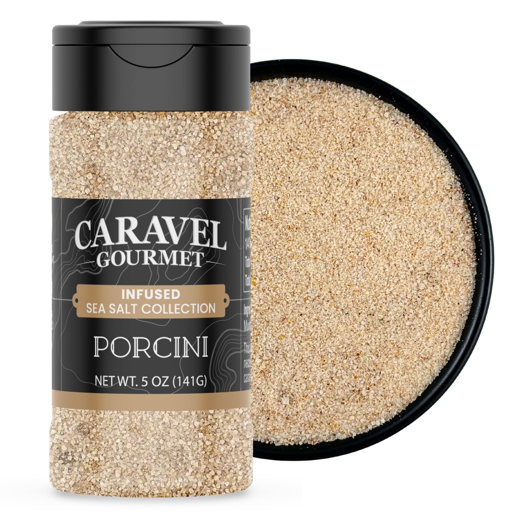 Porcini Sea Salt - 5 oz Shaker