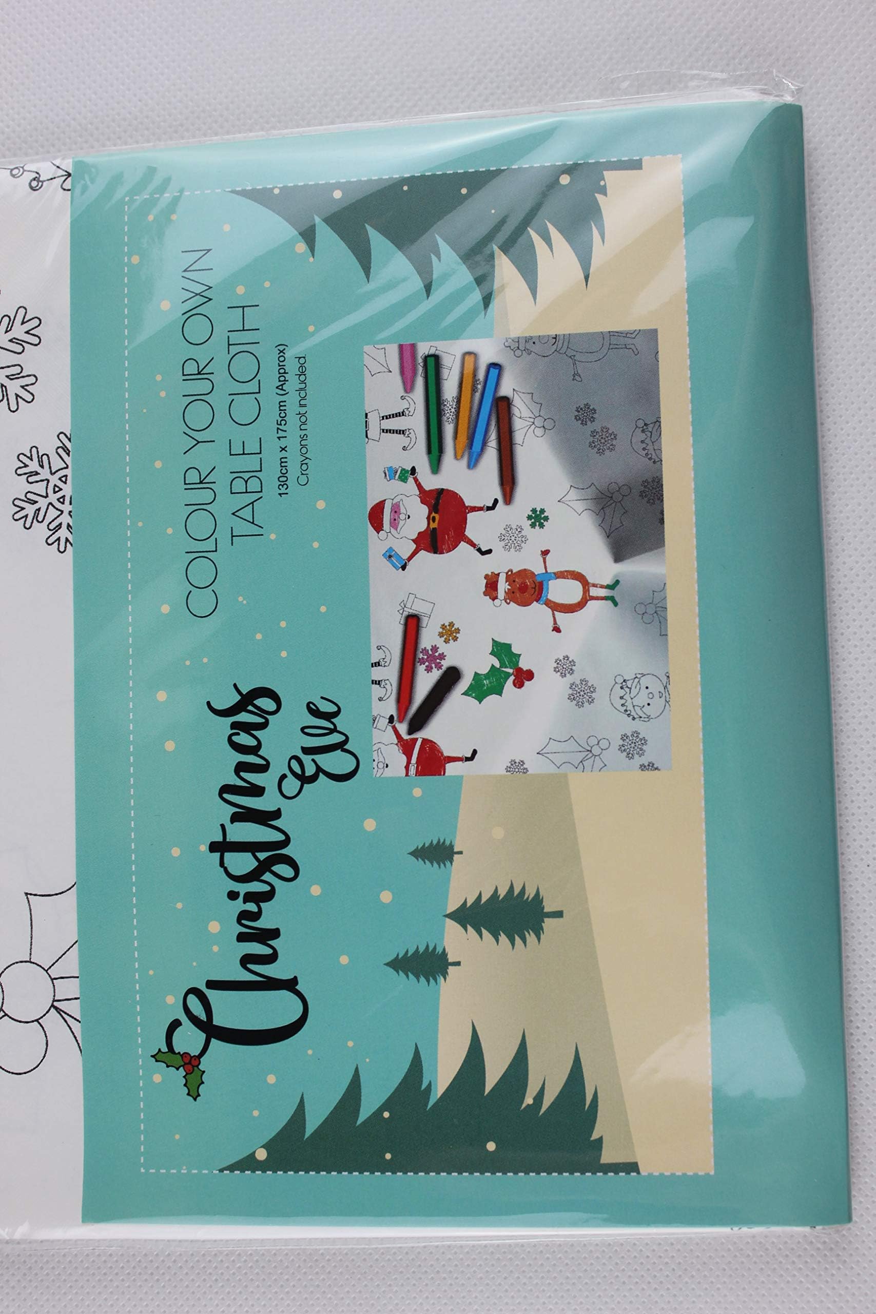 URBNLIVING Colour Your Own Christmas Tablecloth Amazon.co.uk Home