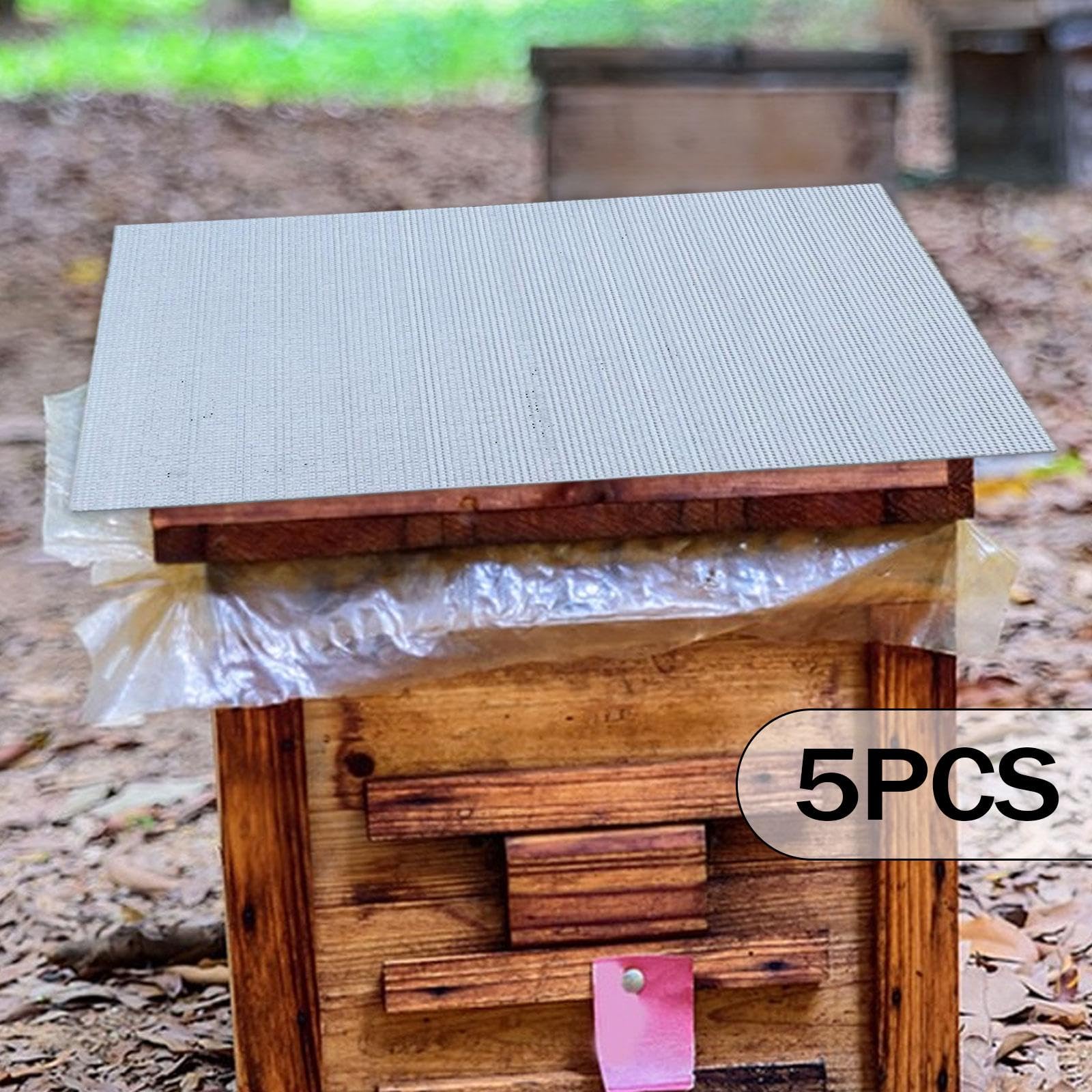 perfk 5X Bienenstock-Isolierfolie, Bienenstock-Isolierfolie, umweltfreundlich, Schutzhülle, leichte, gemütliche, Wiederverwendbare Wärmebarriere, S