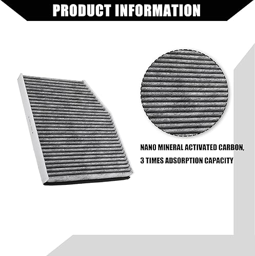Miniatura 4 de No.BK21-18D543-AA Filtro de aire de cabina con carbón activado para Ford Transit-150 2015-2019 para Ford Transit-250 2015-2019 / Filtro de aire del