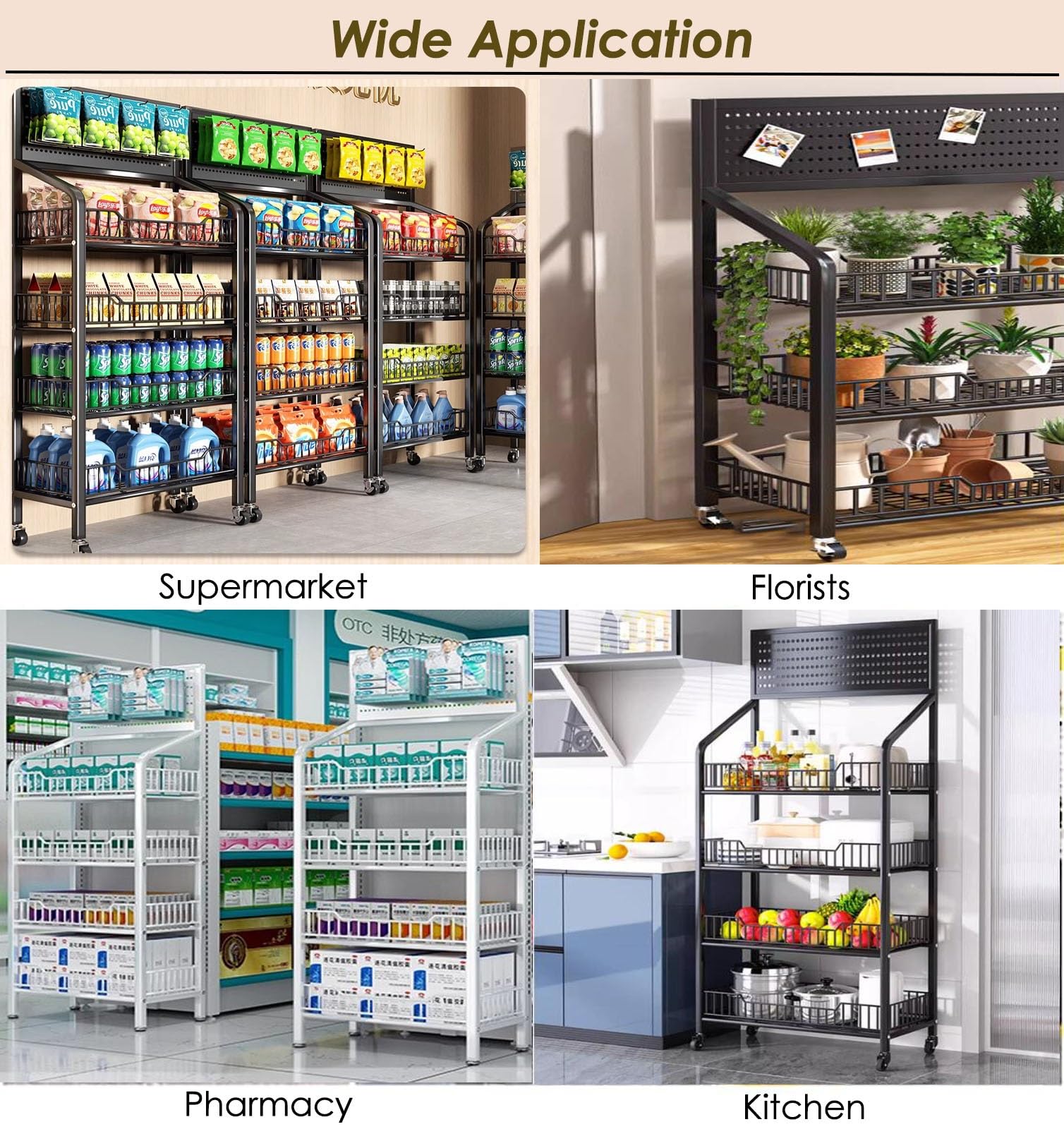 Wielopoziomowy stojak ekspozycyjny na przekąski z chipsów ziemniaczanych, idealny do sklepu spożywczego, supermarketu, apteki, blatu kuchennego, biały, 5-poziomowa półka