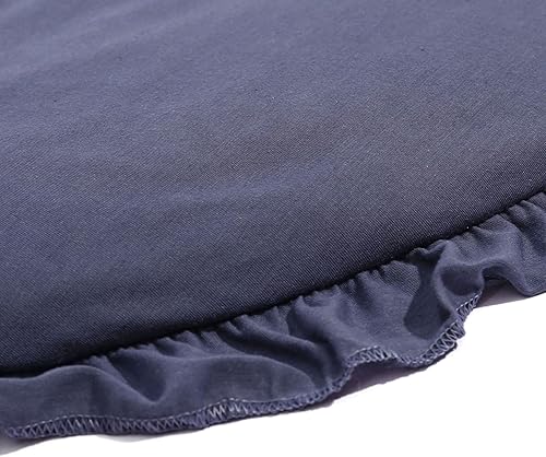 Miniatura 3 de Alfombras de bebé de 394in color sólido tapete de juego redondo para bebé manta de juego lavable de algodón suave tapete de juego para niños para