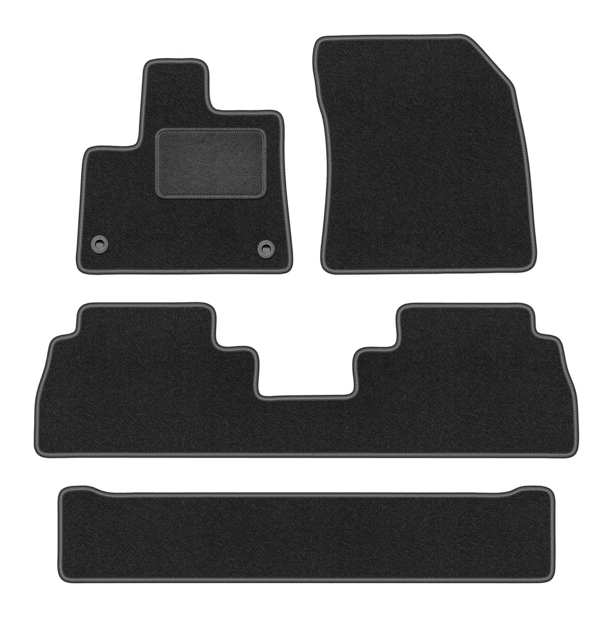 Tapis de sol Opel Combo E 7 places graphite sur mesure pour protégez votre voiture - 8