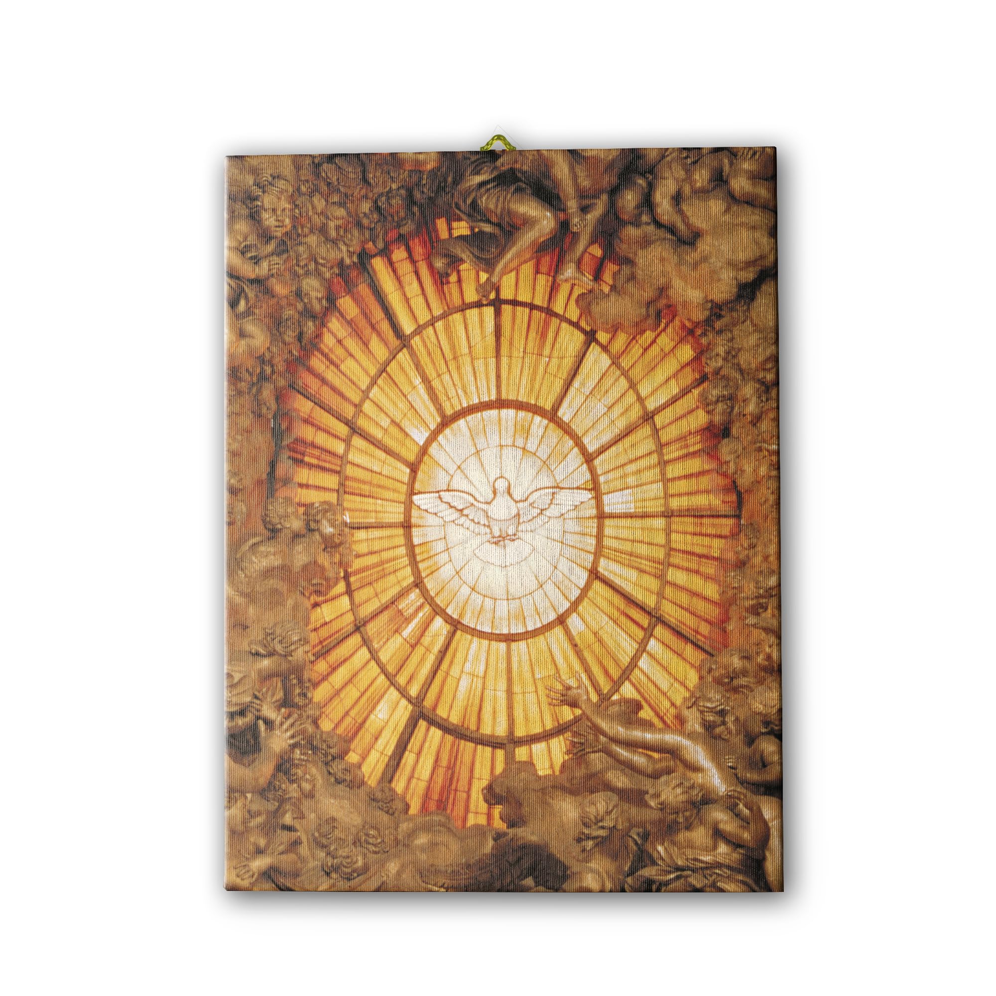 Fratelli Bonella | Tela pittorica con lo Spirito Santo del Bernini f.to 30x40 cm | Made in Italy