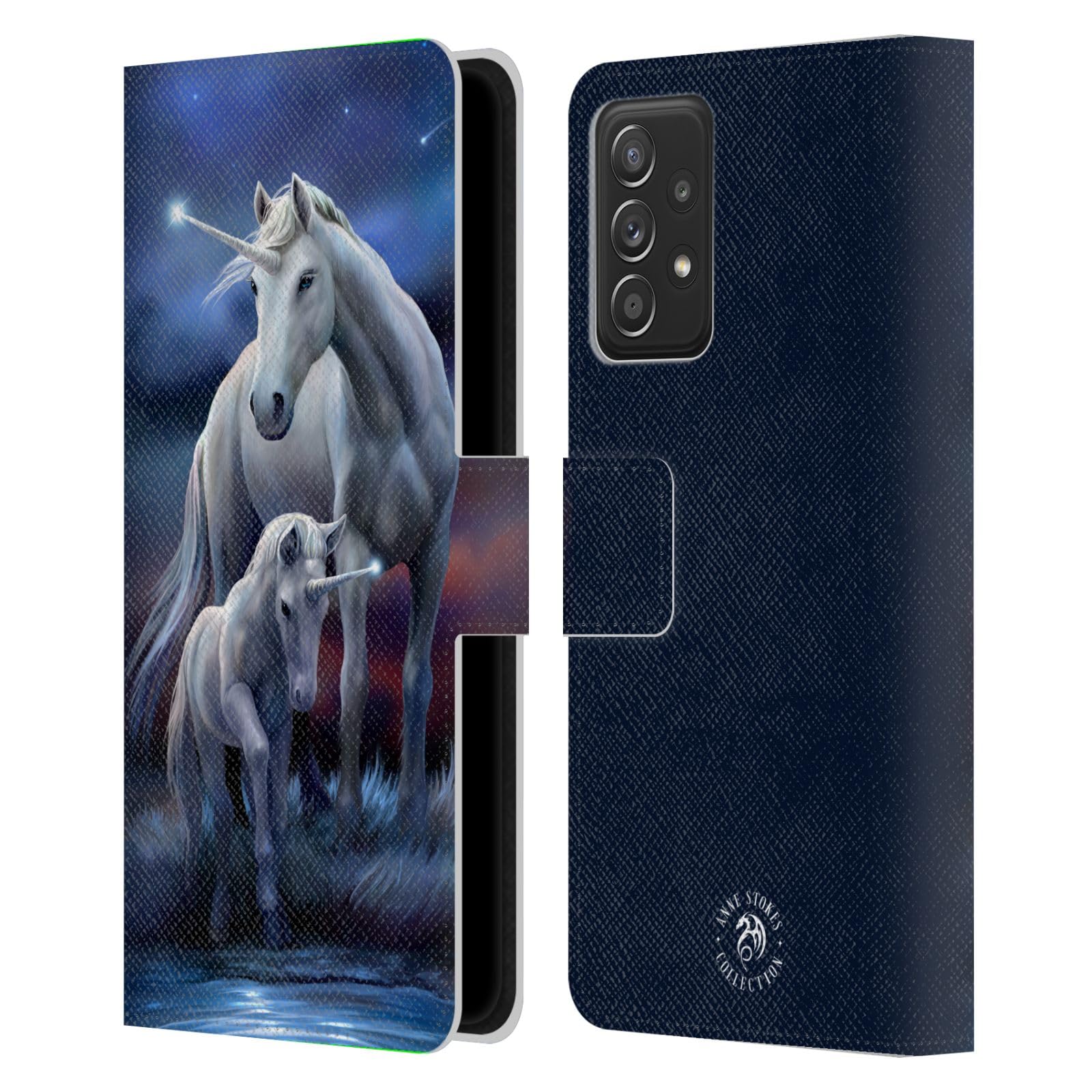 Carcasa Samsung Galaxy A53 5G de cuero con diseño Anne Stokes Vínculo Eterno 7