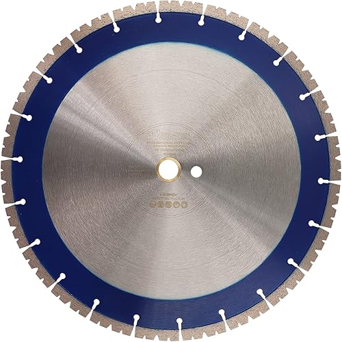 SHDIATOOL Disco de corte de segmentos de la hoja de sierra concreto del diamante V Cortador seco o mojado de 14 pulgadas de diámetro interior 83.3