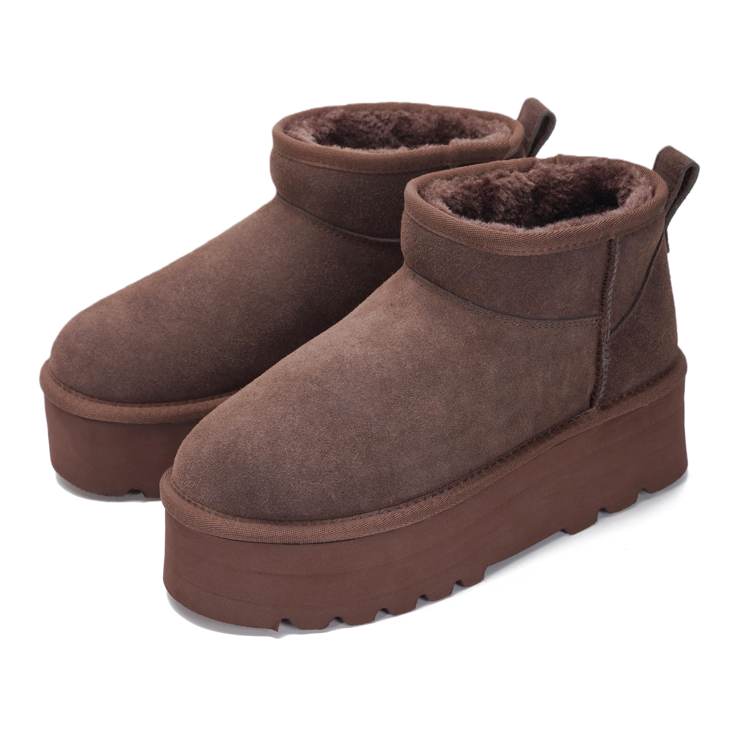 Project Cloud 100% Genuine Leather Ankle Boots for Women - Anti-Slip Memory Foam Insole Womens Boots - Lightweight Winter Womens Shoes, Ankle Booties