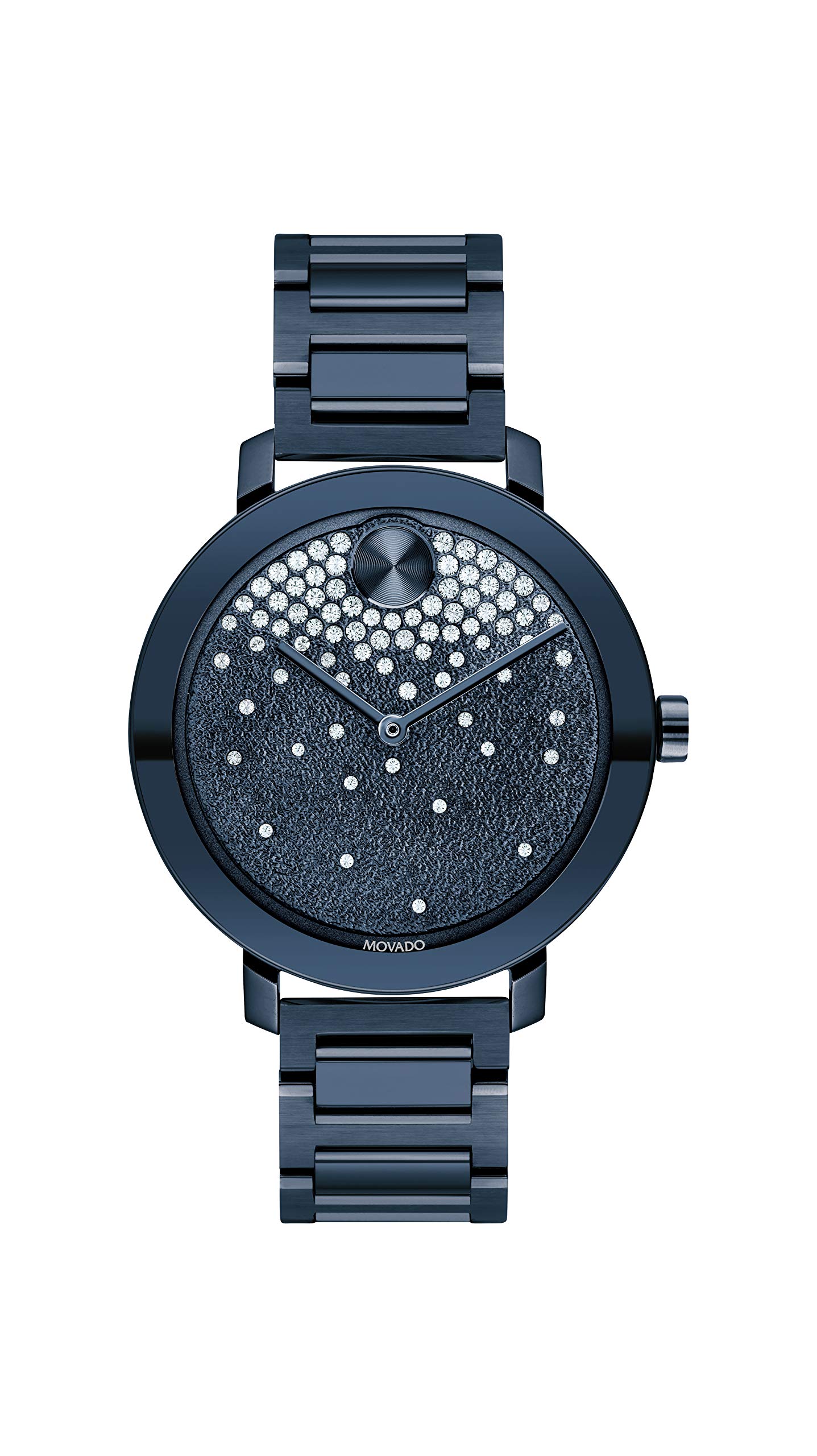 Montre à quartz de luxe Movado Bold Evolution 3600706 en acier inoxydable rigide