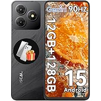 OSCAL Flat 2 6.56" HD+ 90Hz Smartphone Android 15, 12GB+128GB/2TB Telefono Cellulare