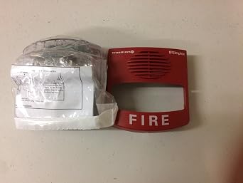 SIMPLEX 49MTV-WRF - Horn Strobe Multi-Tone Wall MT with Fire Markings, Red