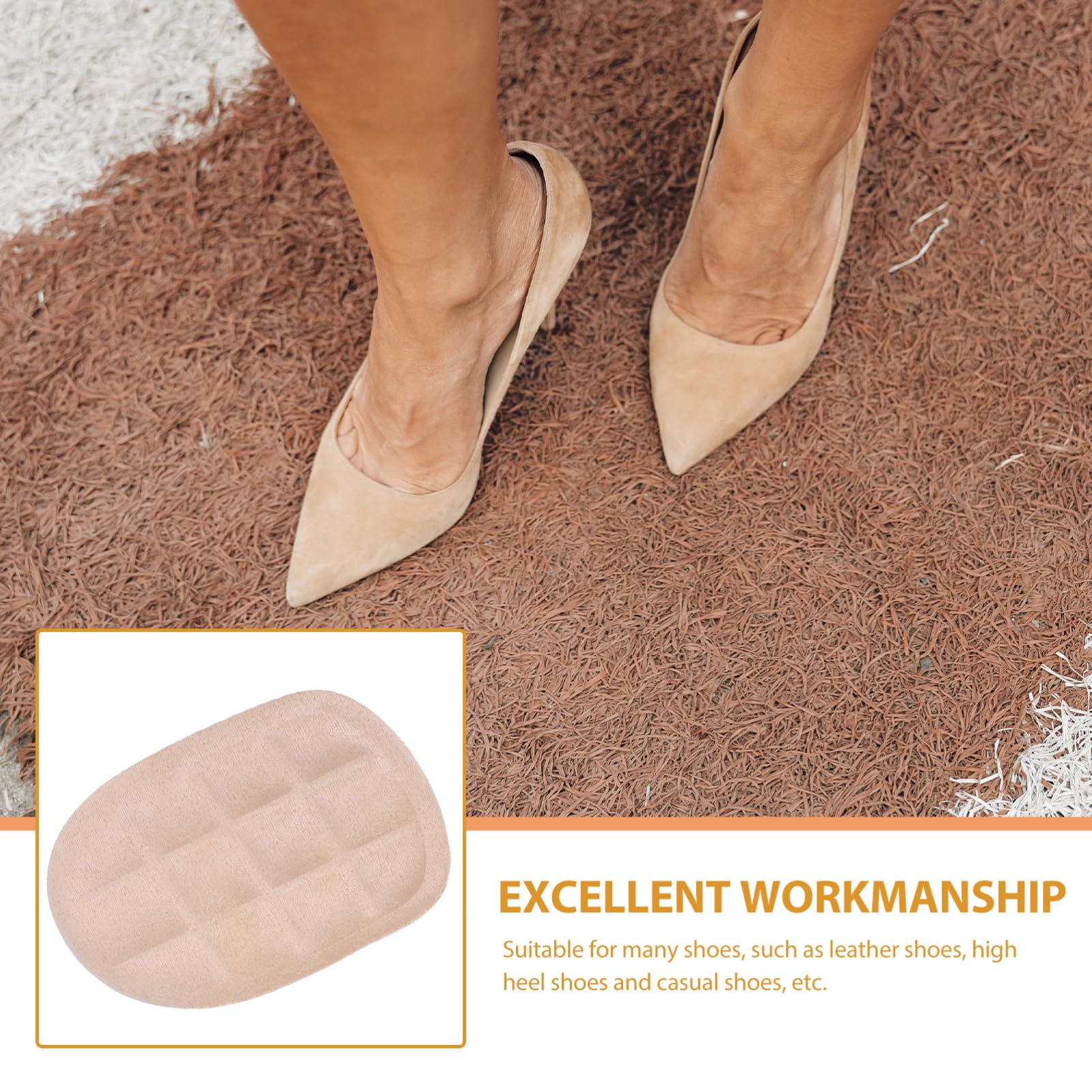 PACKOVE 16paare Gel-heel Pads Atmungsaktive Und Selbstklebende Fersenkissen Für Damen Und Herrenschuhe Komfortable Rutschfeste Polster Für Sport Und Arbeitsschuhe