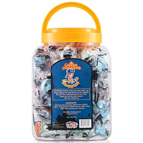 Miniatura 2 de 45 anillos de caramelo de calavera de azúcar, novedosos dulces de Halloween, a granel, anillos de caramelo de esqueleto, envueltos individualmente