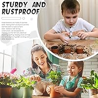 Vista 3 de Honoson 32 pinzas de acero inoxidable para manualidades con punta dentada curvada, pinzas multiusos para máquina de coser, pinzas a granel (plateado)