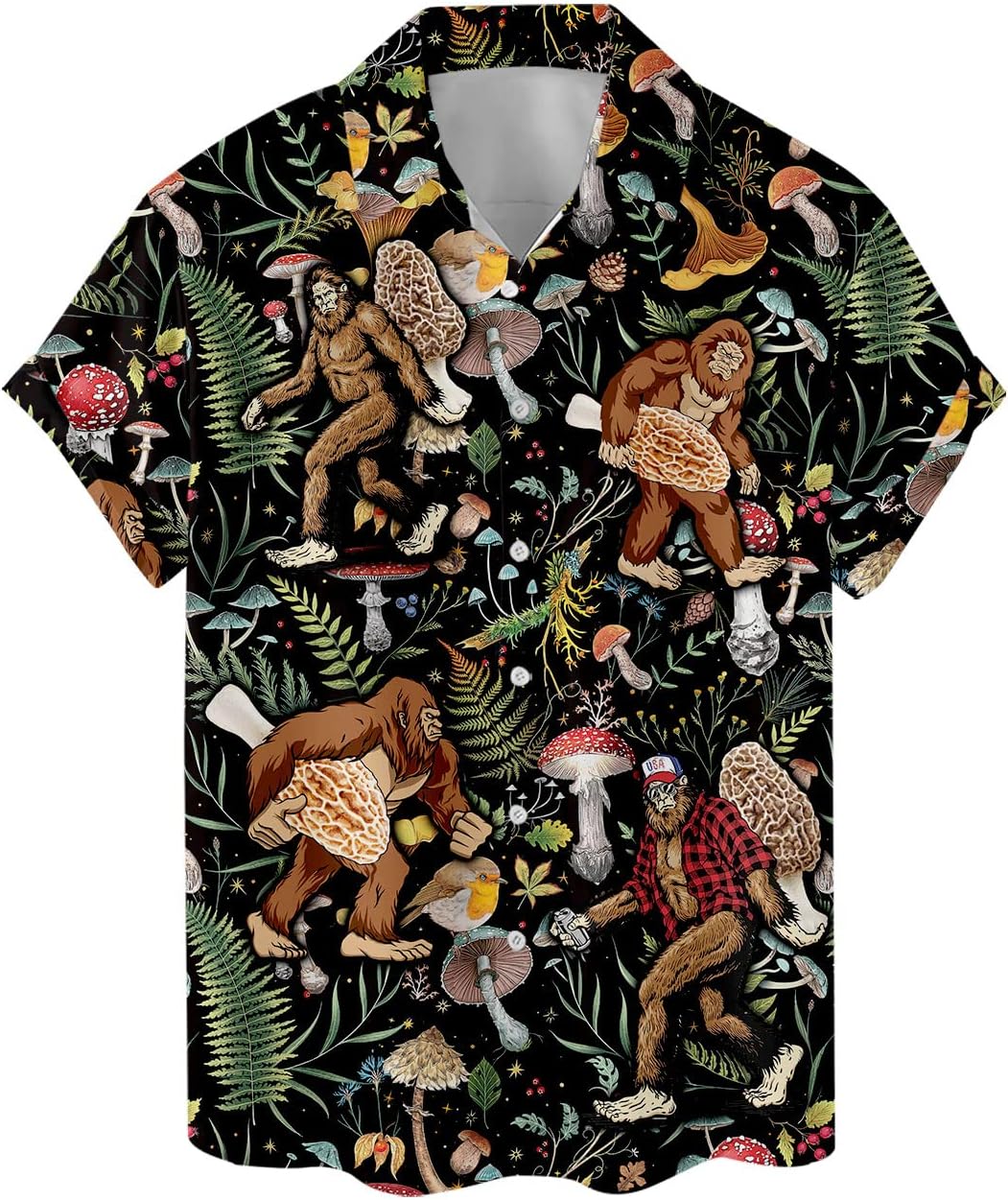 Hawaiian Shirt for Men Aloha Vintage Mens Hawaiian Shirts Short Sleeve Button Down Shirt Men