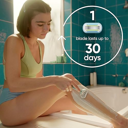 Miniatura 5 de Gillette Venus Recambios de cuchillas de afeitar Extra Smooth para mujer, 6 unidades, diseñados para un afeitado apurado y suave