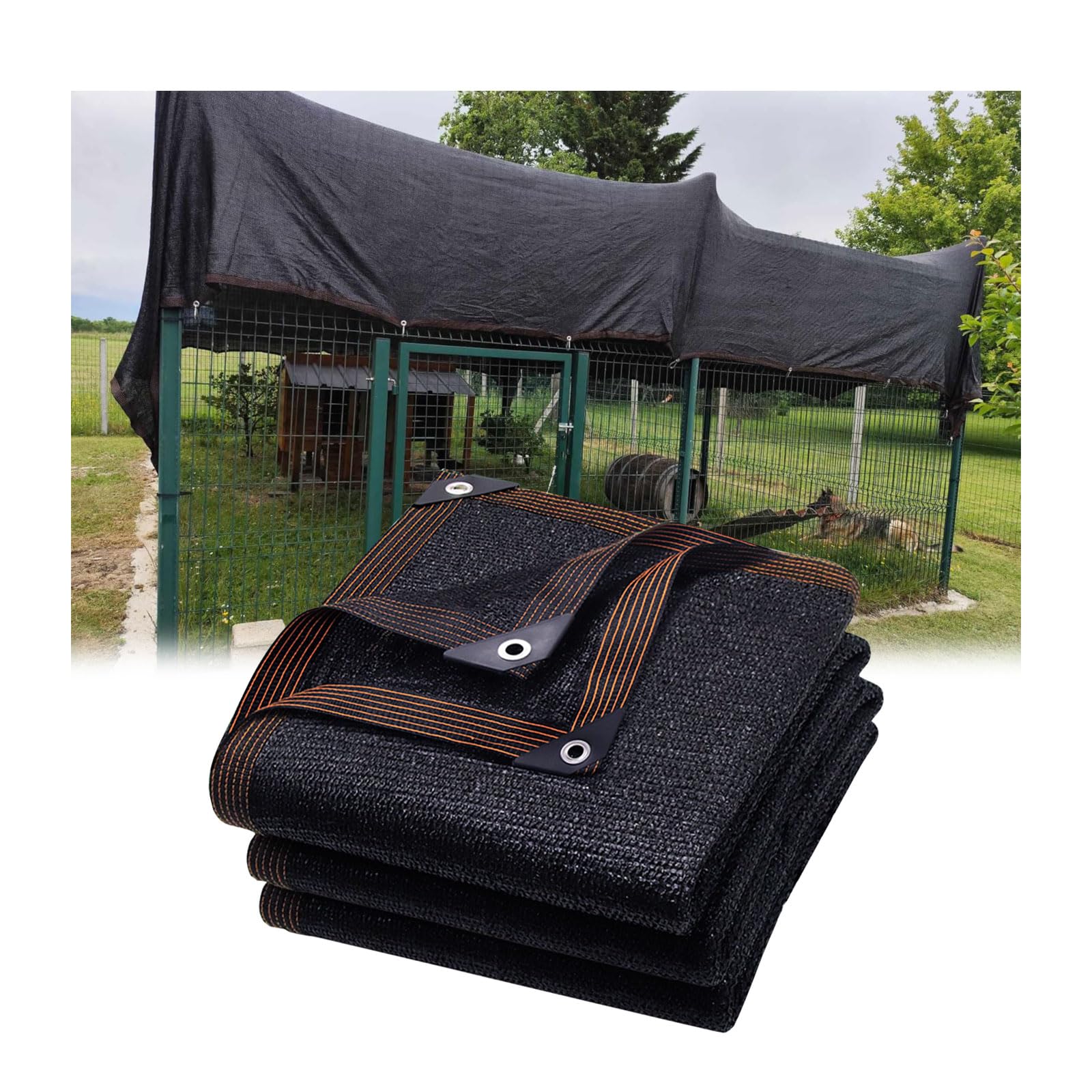 Voile d'ombrage pour pergola et terrasse en maille respirante