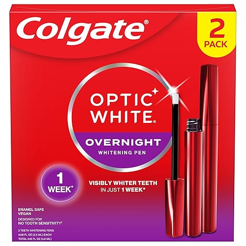 Miniatura 8 de Colgate Optic White - Bolígrafo blanqueador de dientes durante la noche, peróxido de hidrógeno, dientes visiblemente más blancos en solo 1 semana