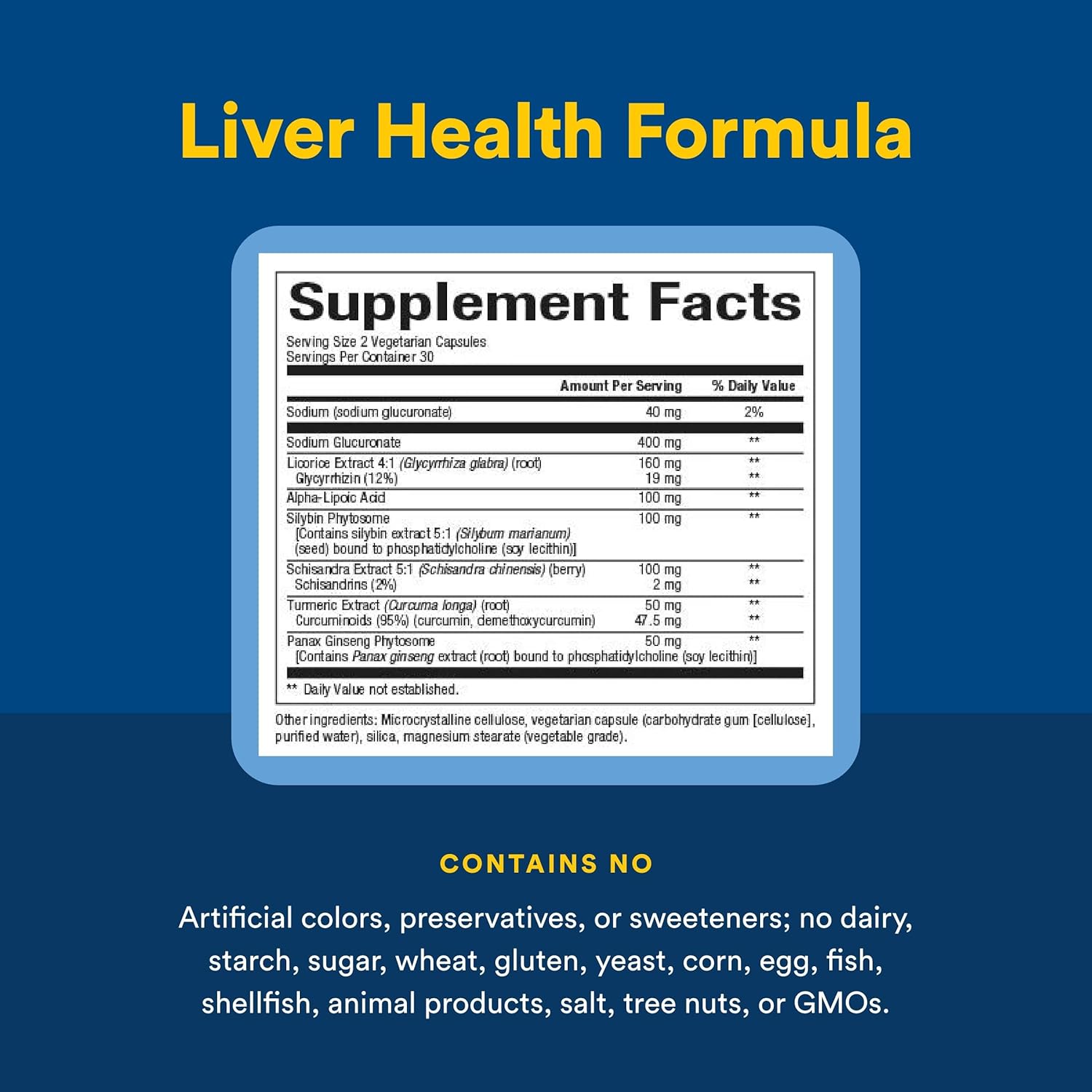 Natural Factors, Liver Health Formula, Nourishing Support for a Healthy Liver with Licorice, Turmeric and Schisandra, 60 capsules (30 servings)