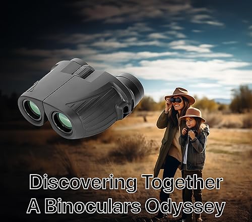 Miniatura 2 de Binoculares de alta resolución 12 x 25 ópticas Clear Vision Tamaño compacto para viajes, camping, senderismo, observación de aves, vida silvestre,