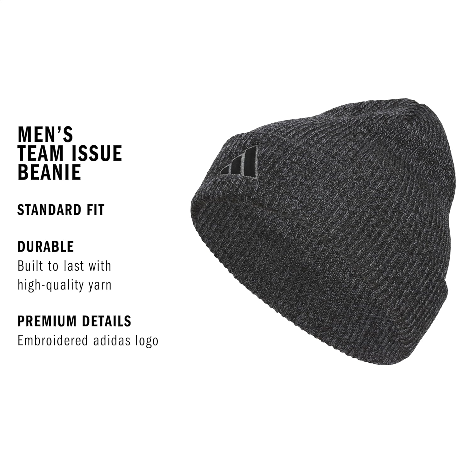 adidas Men's Team Issue 2 Beanie – Standard Fit Winter Knit Hat - Image 2
