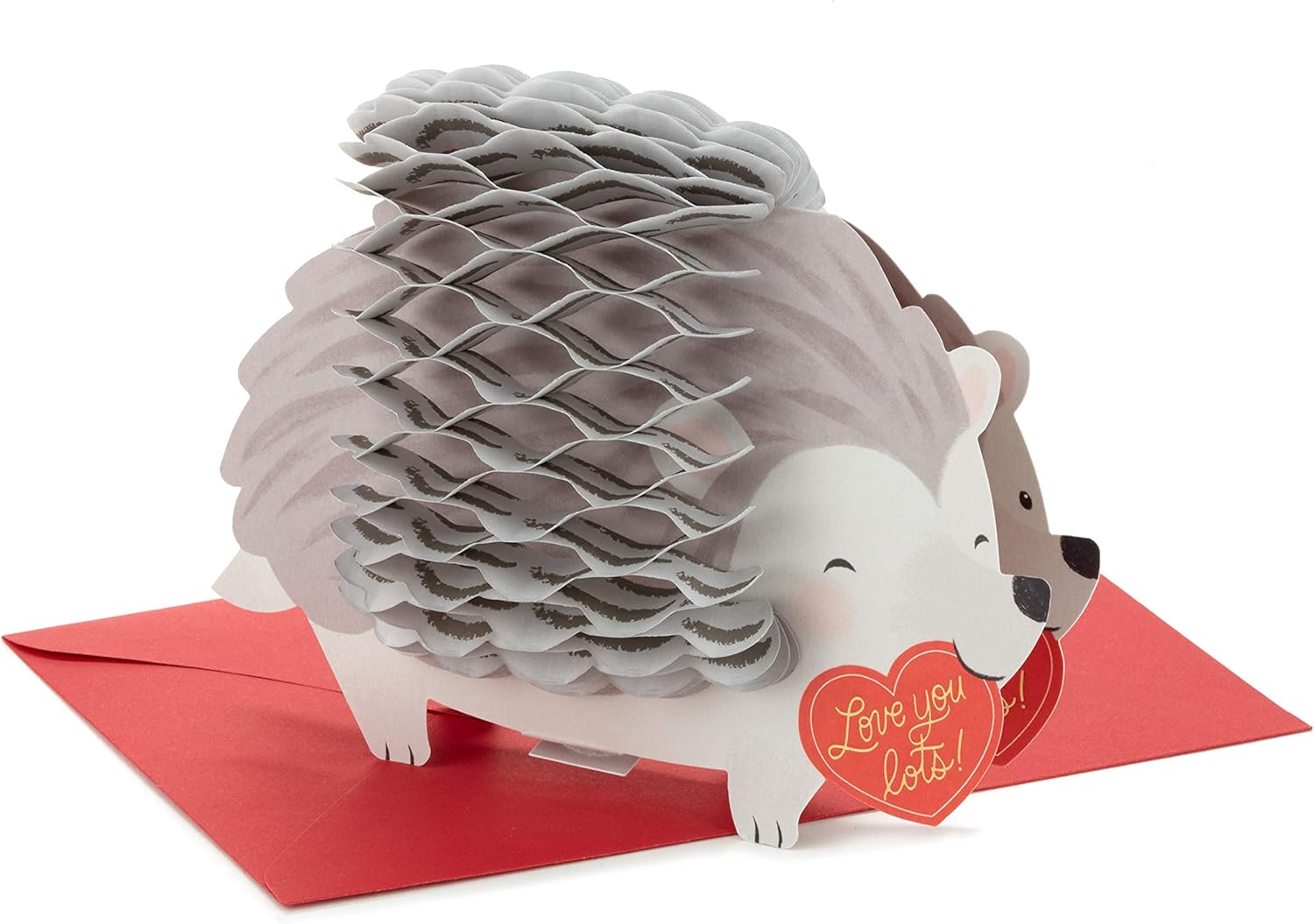Hallmark Signature Paper Wonder Pop Up Valentines Day Card (Vintage Red Truck) & Paper Wonder Pop Up Valentines Day Card (Honeycomb Hedgehog)