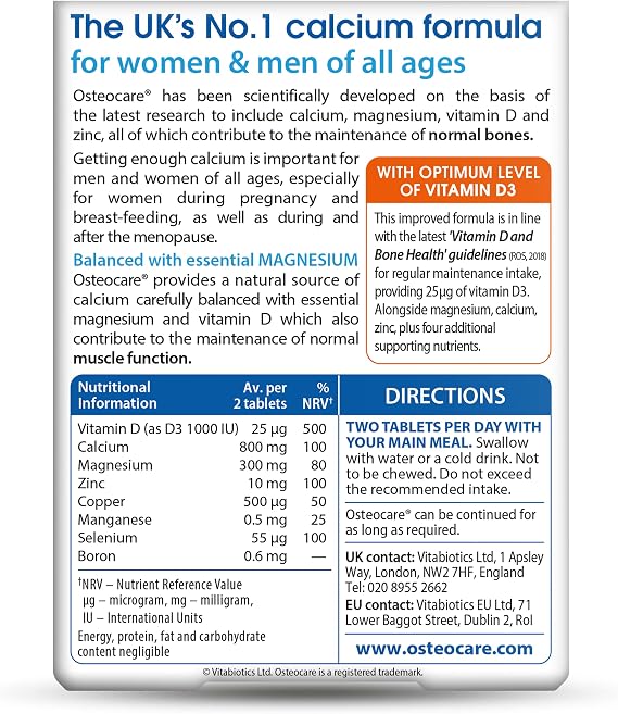 Osteocare Original Bone Health Formula, 0.187 kg