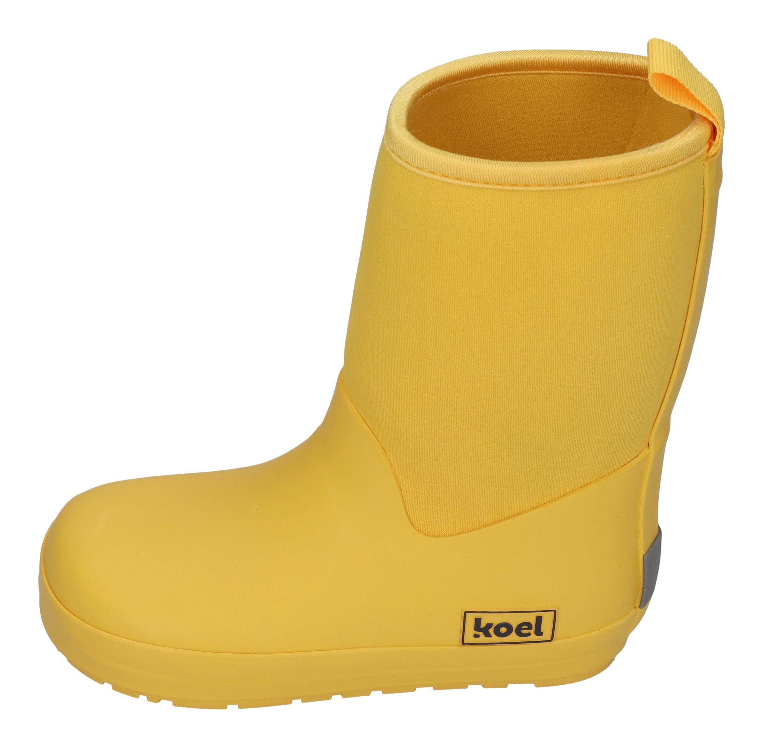 KOEL Kinder Barefoot Gummistiefel NEOPREN WELLIE yellow