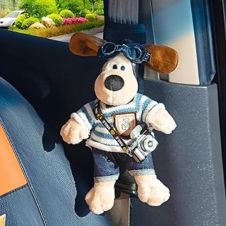 Car Accessories - Innovative Tissue Paper Holder with Creative Features, Soft Plush Flying Dog Toy, Stylish Fabric Cover, Amusing Paper Dispenser with Camera-Inspired Design for Enhanced Vehicle Decor