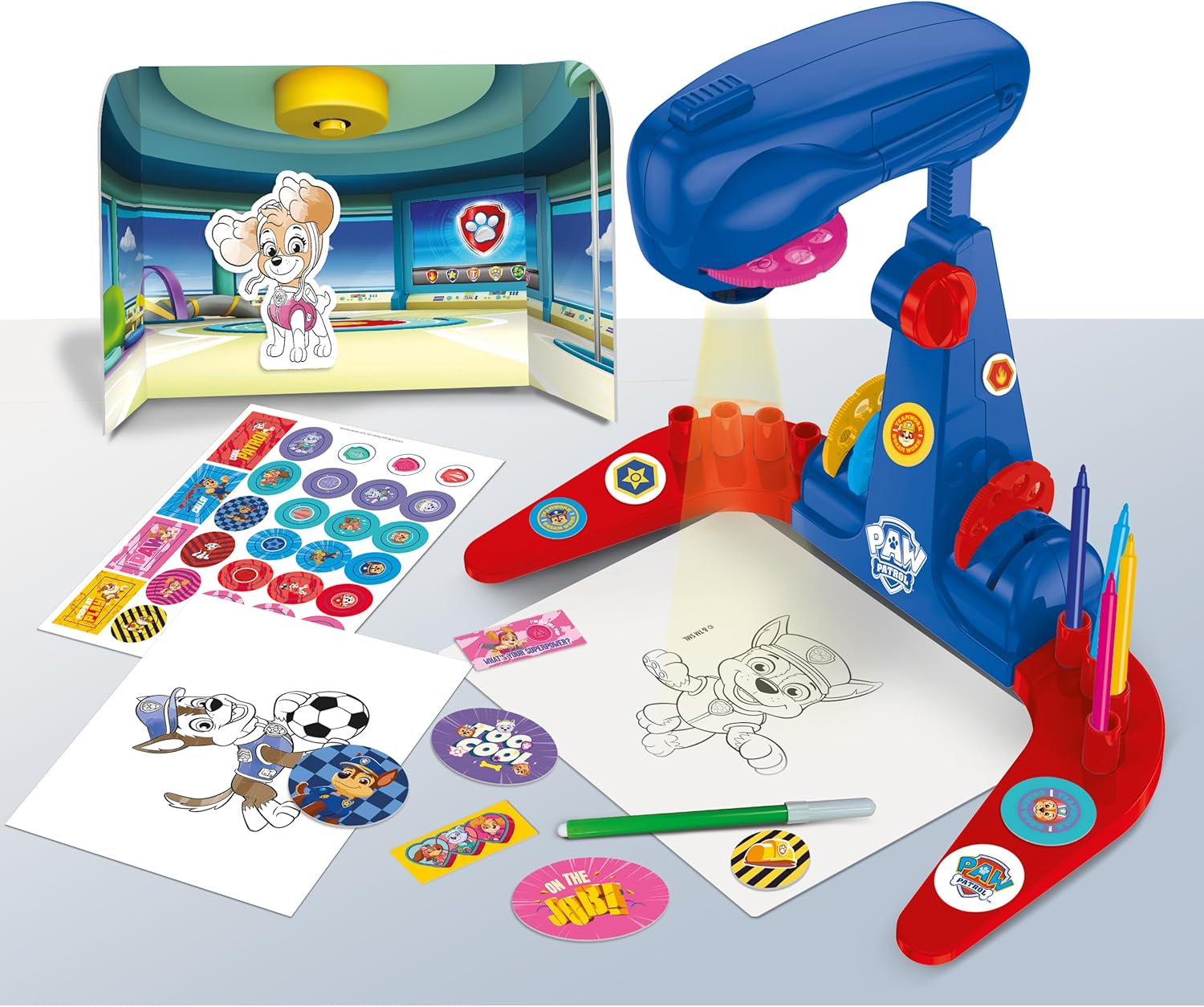 Lisciani Giochi Paw Patrol Projector Drawing School, 104710, Multicoloured