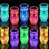 MODOAO Bicchieri LED Multicolore Con Attivazione Automatica - Confezione Da 4, Per Feste, Compleanni, Eventi - Foto 2